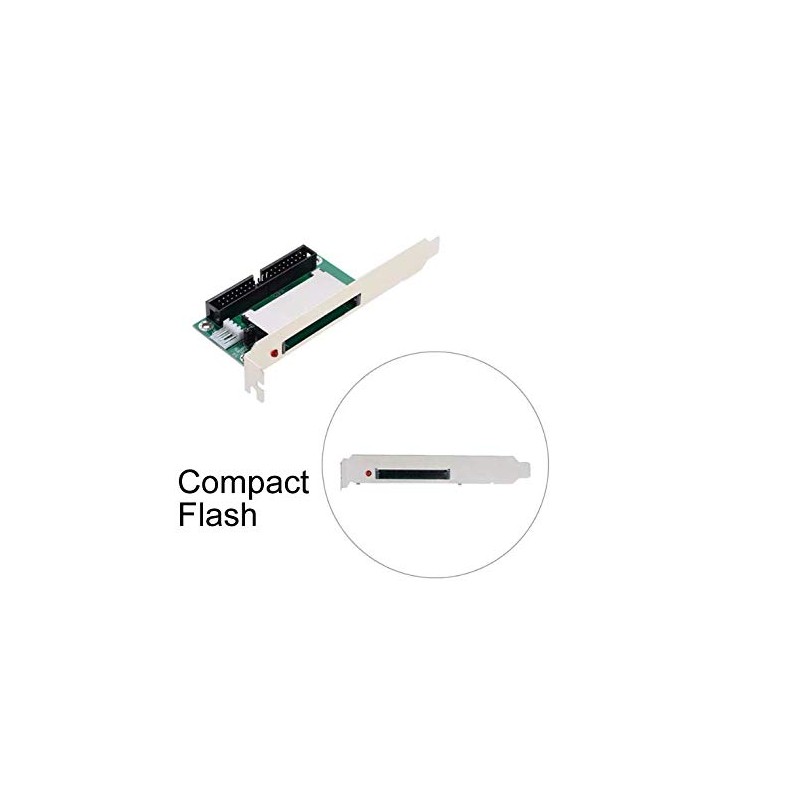 AYA IDE/PATA to CF (CompactFlash) 40-Pin Bootable Adapter with PCI