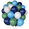 Balloons Green and Blue, 60Pcs 12 Inch Navy Blue Green