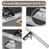 2 Pcs Square Tool, Square and Combination Square Tool Set,