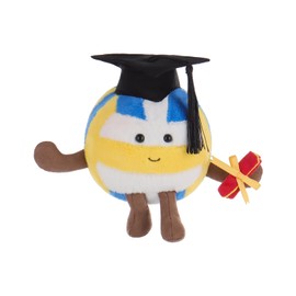 Apricot Lamb Graduated Volleyball Stuffed Animals for Kids, Soft Cute Plush Toys for Baby Girl and Boy, Fluffy Graduated Volleyball 4.8 Inches