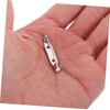 SEWACC 50pcs Metal Back Pin Safety Clasp Brooch Hook Button