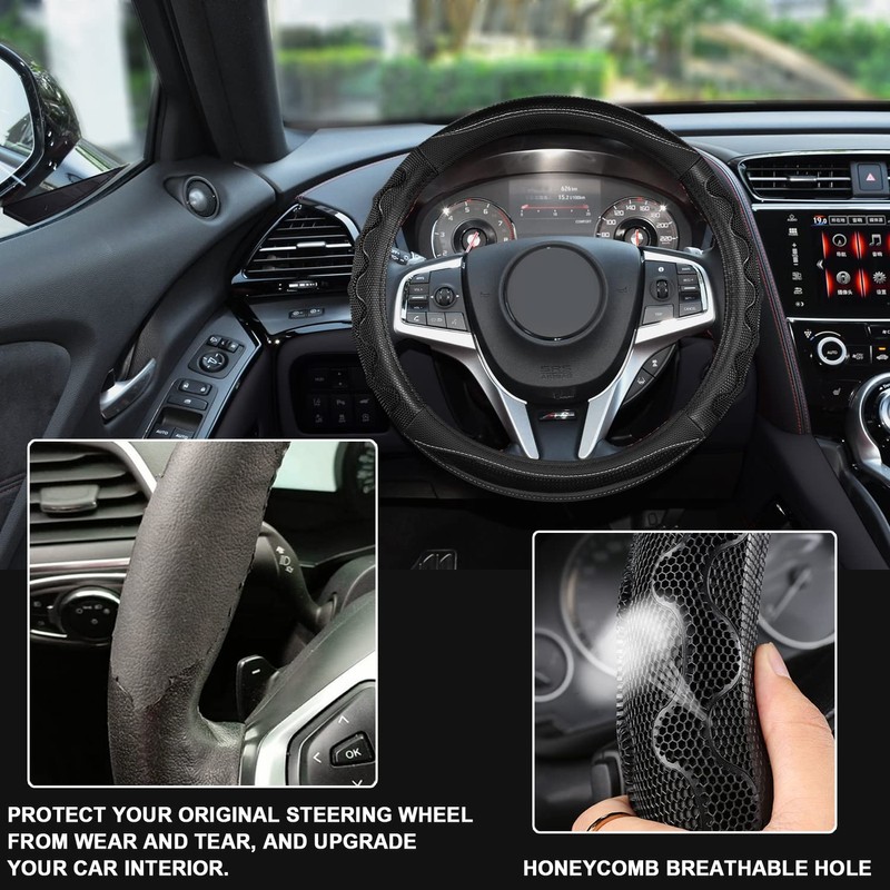 GIANT PANDA Steering Wheel Cover for Acura RDX and MDX,