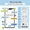 MakeID Label Makers L1 Q1 Refills Waterproof Laminated Custom Stickers