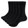 YUEDGE Men's Business Socks, Formal Suit, Calf Socks, Breathable, Non-stuffy,