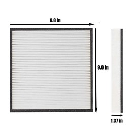 GSHLGAO AH300 True HEPA Air Filter Compatible with BONECO H300 H400 W200 Humidifier and Air Purifier Filter of Replacement 2-Pack