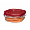 Rubbermaid Easy Find Lid Square 1-1/4-Cup Food Storage Container, 1