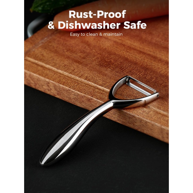 Premium 304 Stainless Steel Peeler Set – Ultra Sharp Y