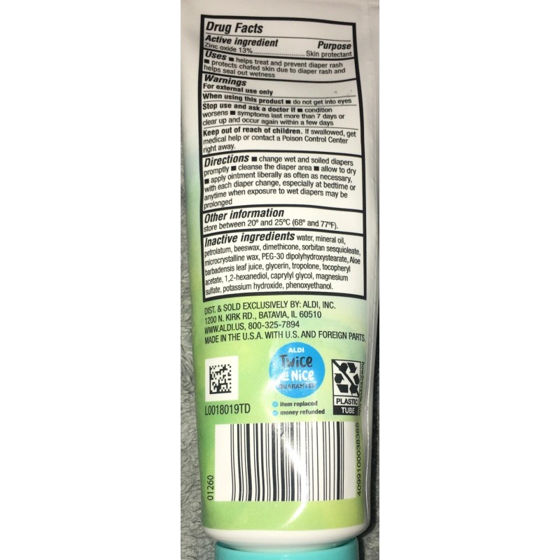 Little Journey Diaper Rash Zinc Oxide Ointment Skin Protectant 4oz