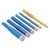 6PCS Brazed Dry Drill Bit Wear Resistant Vaccum Brazing Diamond