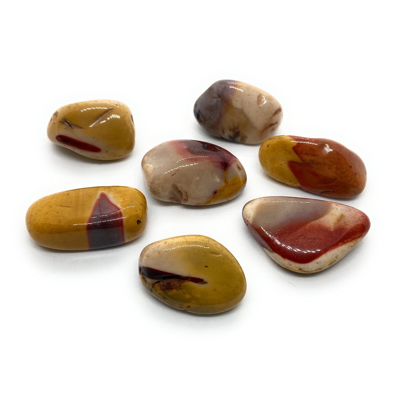 Mookaite Medium Crystal Tumbled Stone - 1 Pc