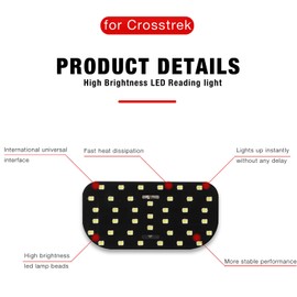 NARATI Compatible With 2024 2025 2026 Subaru Crosstrek impreza Accessories White Interior LED Lights Kit Interior trunk light Super Bright Fine circuit board 1pcs + Install Tool For 4th Gen Crosstrek