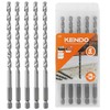 KENDO Hammer Drill Bits - Multi-Purpose 1/4" x 6" Rotary