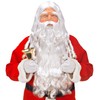 W WIDMANN MILANO Party Fashion X1524 - Perücke Weihnachtsmann, weiß,