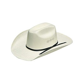 M & F Western Girls' Twister Sancho Straw Cowboy Hat Multi Medium