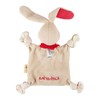 Sigikid Cuddle Blanket Rabbit Green with Name Embroidery Blue One