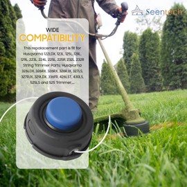 Seentech T35 Tap Advance Trimmer Head for Husqvarna 123L 225L 232L 322L 323L 324Lx 325L 325Lx 326L 326Lx 326LDx 322R 323R String Trimmer Head 531300183 531300194