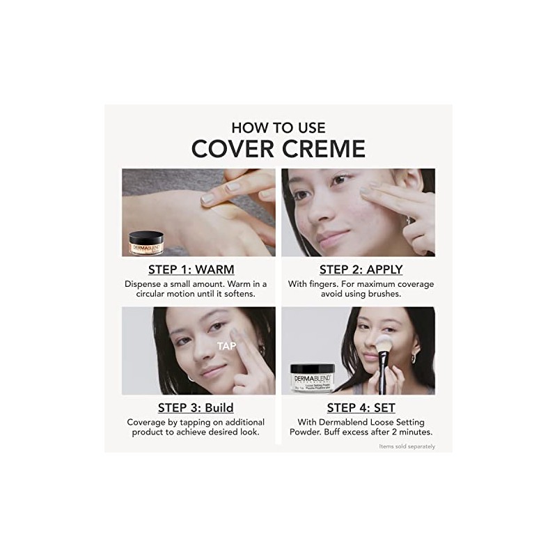 Dermablend Cover Creme High Coverage Foundation with SPF 30, 40N