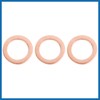 A ABSOPRO 1 Set M10x1.25 Metric Thread Double Banjo Bolt