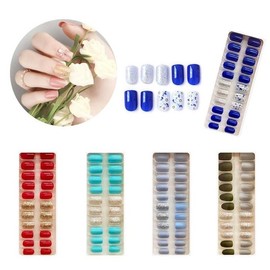 [NKJ_1_64] Nail Art Attachable Design Nail Tips Nail Extension Tips 28 Types (49418359) - Nail Design Tip_-_14／FREE / [NKJ_1_64]네일아트 부착 디자인 네일팁 네일연장팁 28종 (49418359) - 네일디자인팁_-_14／FREE