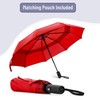 Mr. Pen- Windproof Travel Umbrella, Fiery Red, Automatic Umbrellas for