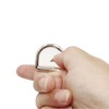 Metal D Ring Carabiner Clip,Spring Key Hooks,Hardware Bags Ring,Hand DIY