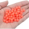 975pcs Assorted Plastic Round Fishing Beads Buffer Beads for Fishing
