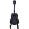 Miniature Guitar Model, Wooden Musical Instrument with Stand and Case,