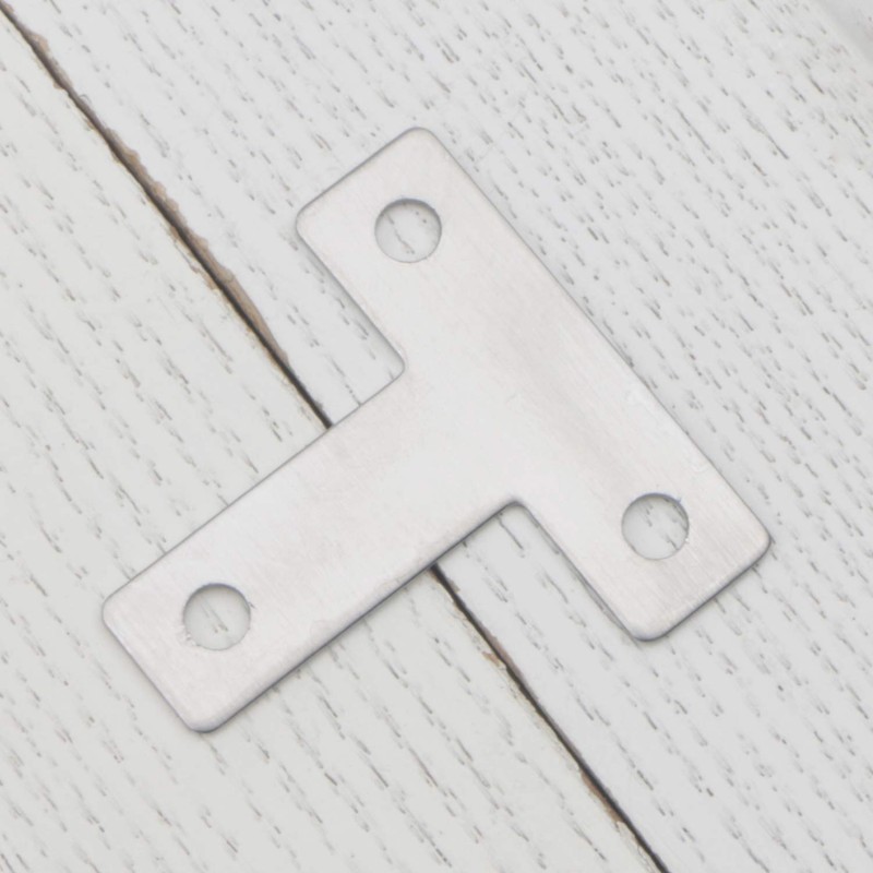 Pxyelec 20Pcs 3 Holes Angle Plate Corner Brace Flat T