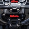 BAKAFOH Aluminum Handlebar Riser Top Cover Clamp Kit For Can