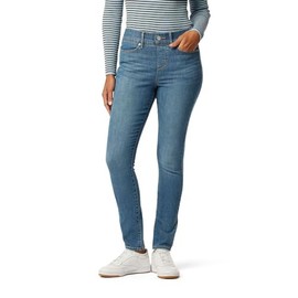 Levi Strauss Signature Gold Women's Totally Shaping Ultimate Pull-on Skinny Jeans Rise Stretch Denim (Also Available in Plus), Mid Easy, 12 Medium