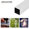 DTGN 20mmx20mmx0.8mmx200mm (WxWxL) Square Pipe - Pack of 2 -