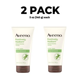 Aveeno, 2 PACK, Positively Radiant Brightening Scrub, 5 oz (140 g)