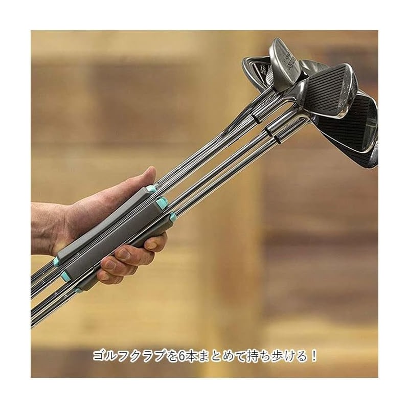 Set of 2 Golf Club Holder Portable Convenient Fixed Storage