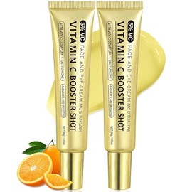 Vitamin C Booster Shot Serum con Niacinamida, Vitamina C Serum Facial 30mL, Ilumina y Unifica el Tono de la Piel, Ayuda a Reducir Manchas, Tratamiento Diario y Nocturno (2PCS)