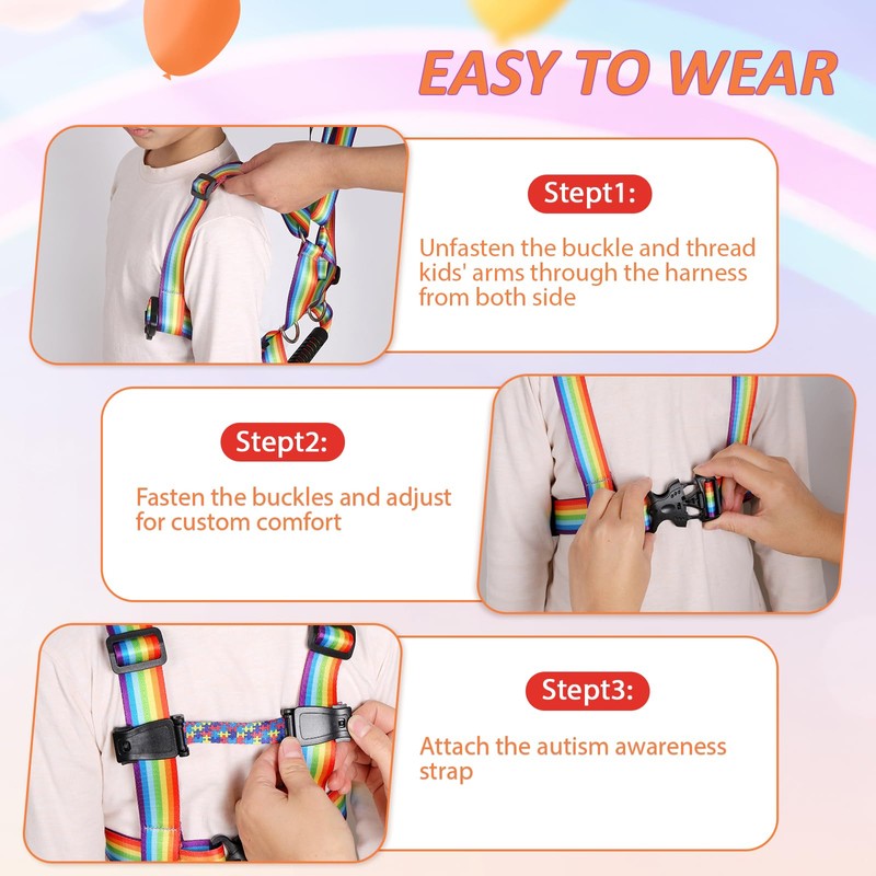 JXM Safety Walking Harness for Kids with Autism and Special