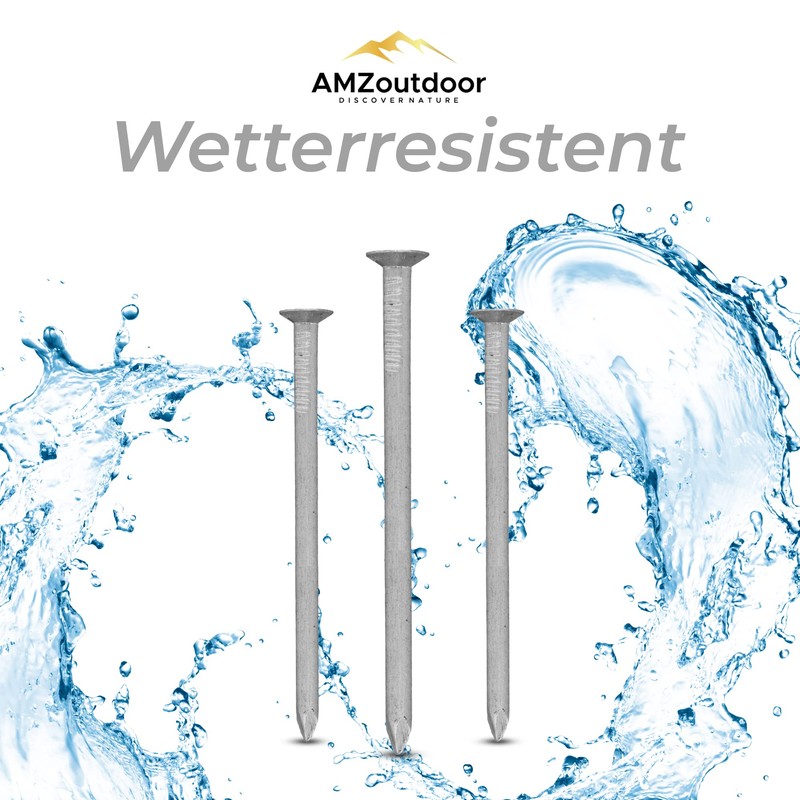 AMZoutdoor® 20 x Real Aluminium Nails for Nesting Boxes and