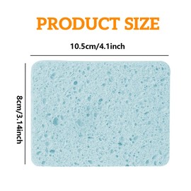 1 Piece Sponge School Watercolour Cleaning Sponge Water Absorbent Painting Sponge Rectangular Drawing Sponges Synthetic Artist Sponges for Painting Crafts Ceramic Supplies, Blue