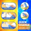 Box Cutter, Quick Change Folding Box Cutter with Clip, Folding
