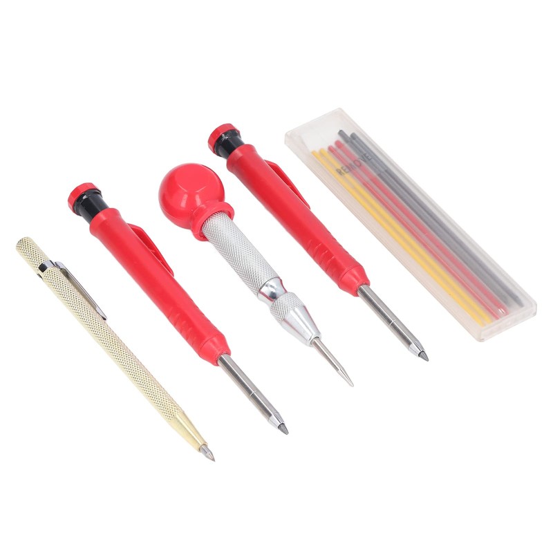 Marhynchus Carpenter's Pencils, Scribing Pen, Hand Tool Set, Comprehensive Tool