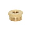 Dsmpipeft 2pcs Brass Reducer Hex Bushing, NPT Male to NPT