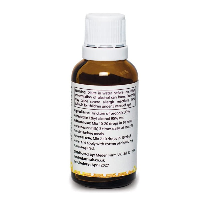 Bee Propolis Tincture 30% - 25ml Natural Bulgarian Liquid