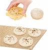 tooloflife 1 Pcs Bread Rolls Mold Round PVC 11x2.5 CM
