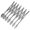 7 Wheel Pastry Cutter, Stainless Pizza Slicer with Adjustable Roller