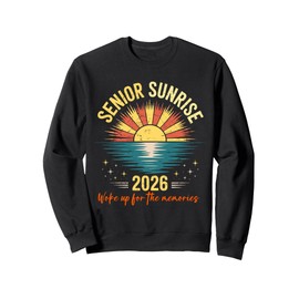 Vintage Senior Sunrise 2026 of class graduation Sweatshirt