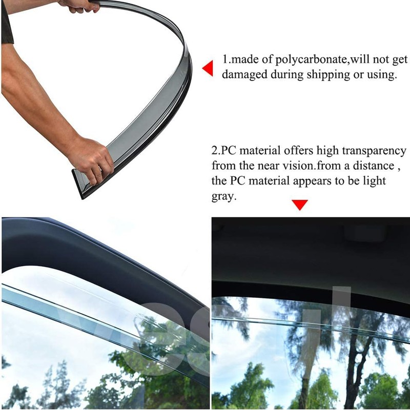 VESUL Compatible with 2025 Chevy Equinox (NOT for EV) Window