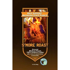S'More Roast Michigan State Parks Coffee, 12 oz bag ground, Espresso Royale Coffee