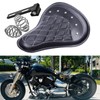 Black Motorcycle Cushion Spring Solo Seat Compatible with Honda Rebel