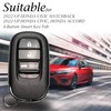Vitodeco Leather Key Fob Case Compatible with Honda Civic, Honda