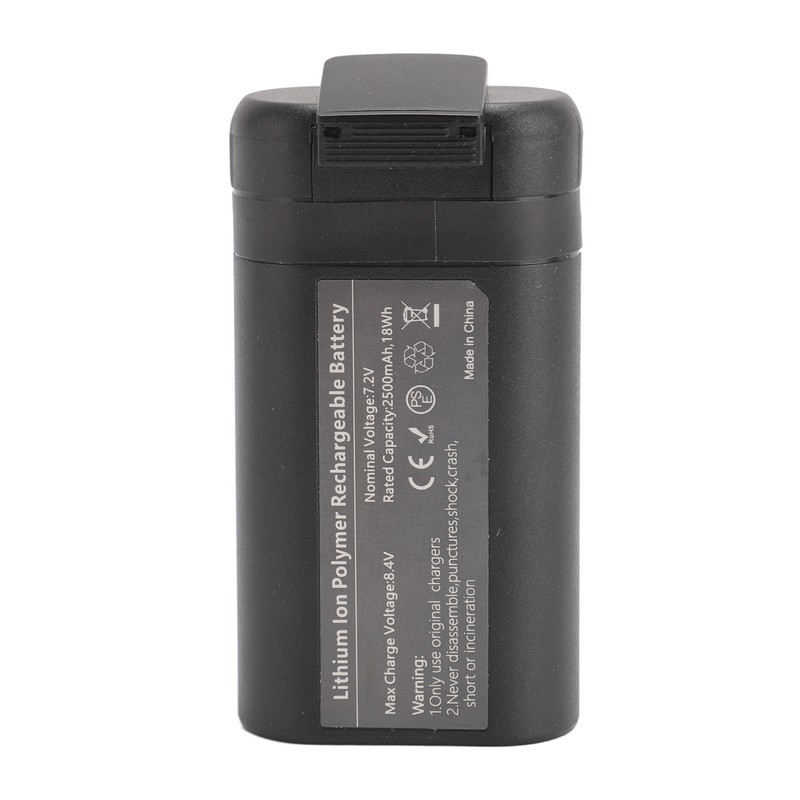 Drone Battery 2500mAh 7.2V 40 Minutes Maximum Flight Time Multiple