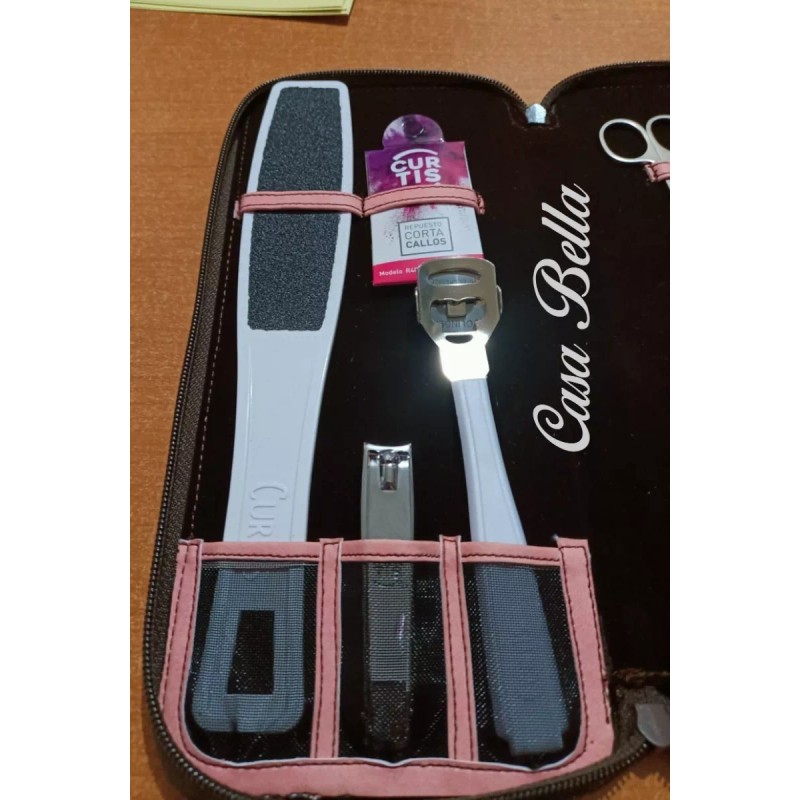 Curtis Kit De Pedicure Curtis Con 9 Piezas Profesional Color